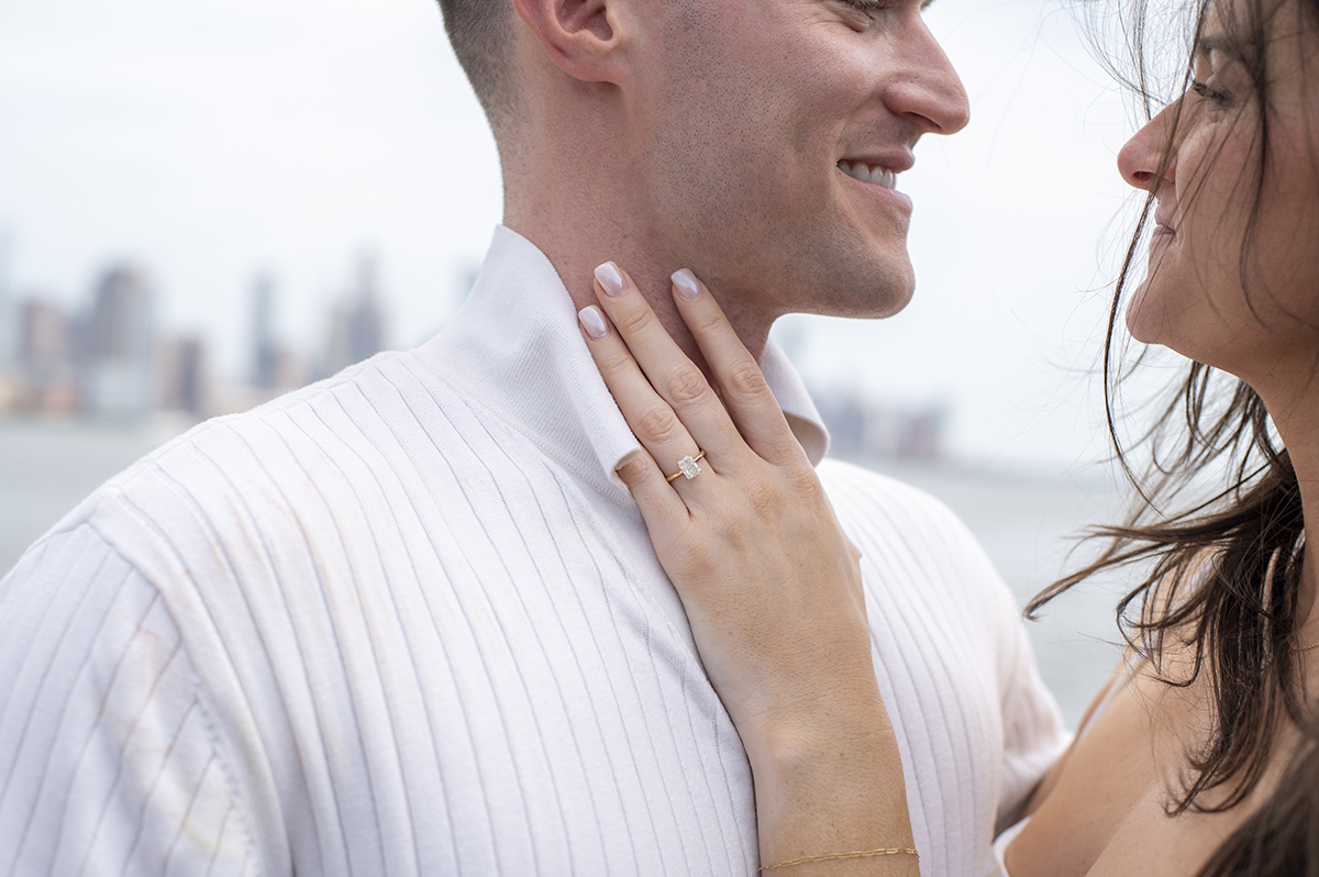 Hoboken Waterfront Proposal | Hoboken Proposal Photographer | Kristin + Kevin