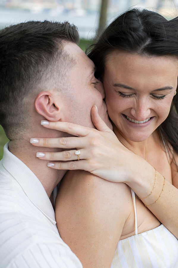 Hoboken Waterfront Proposal | Hoboken Proposal Photographer | Kristin + Kevin
