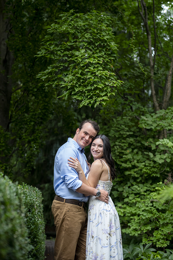Secret Garden Engagement Photos | NJ Wedding Photographer | Dominique + Noah