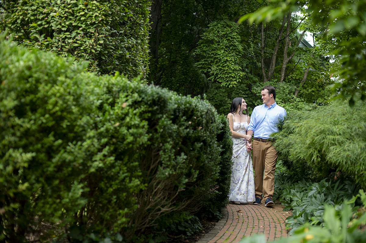 Secret Garden Engagement Photos | NJ Wedding Photographer | Dominique + Noah