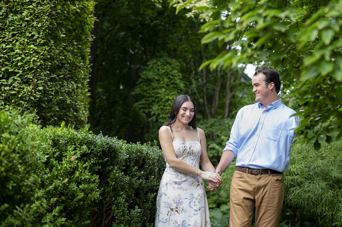 Secret Garden Engagement Photos | NJ Wedding Photographer | Dominique + Noah
