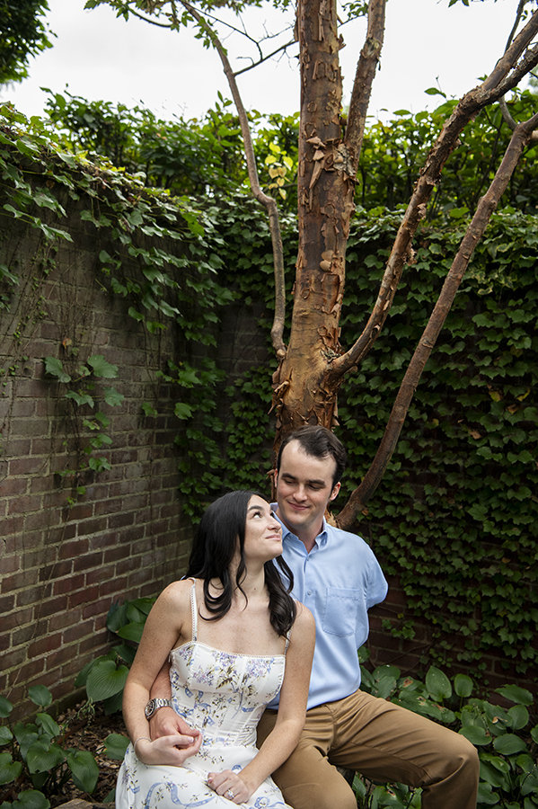 Secret Garden Engagement Photos | NJ Wedding Photographer | Dominique + Noah