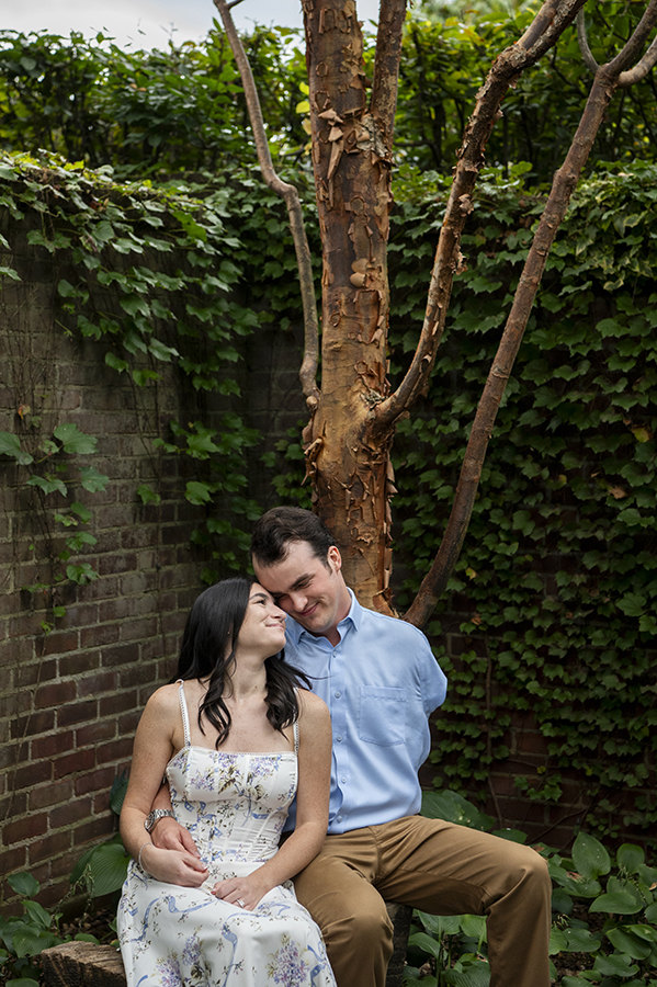 Secret Garden Engagement Photos | NJ Wedding Photographer | Dominique + Noah