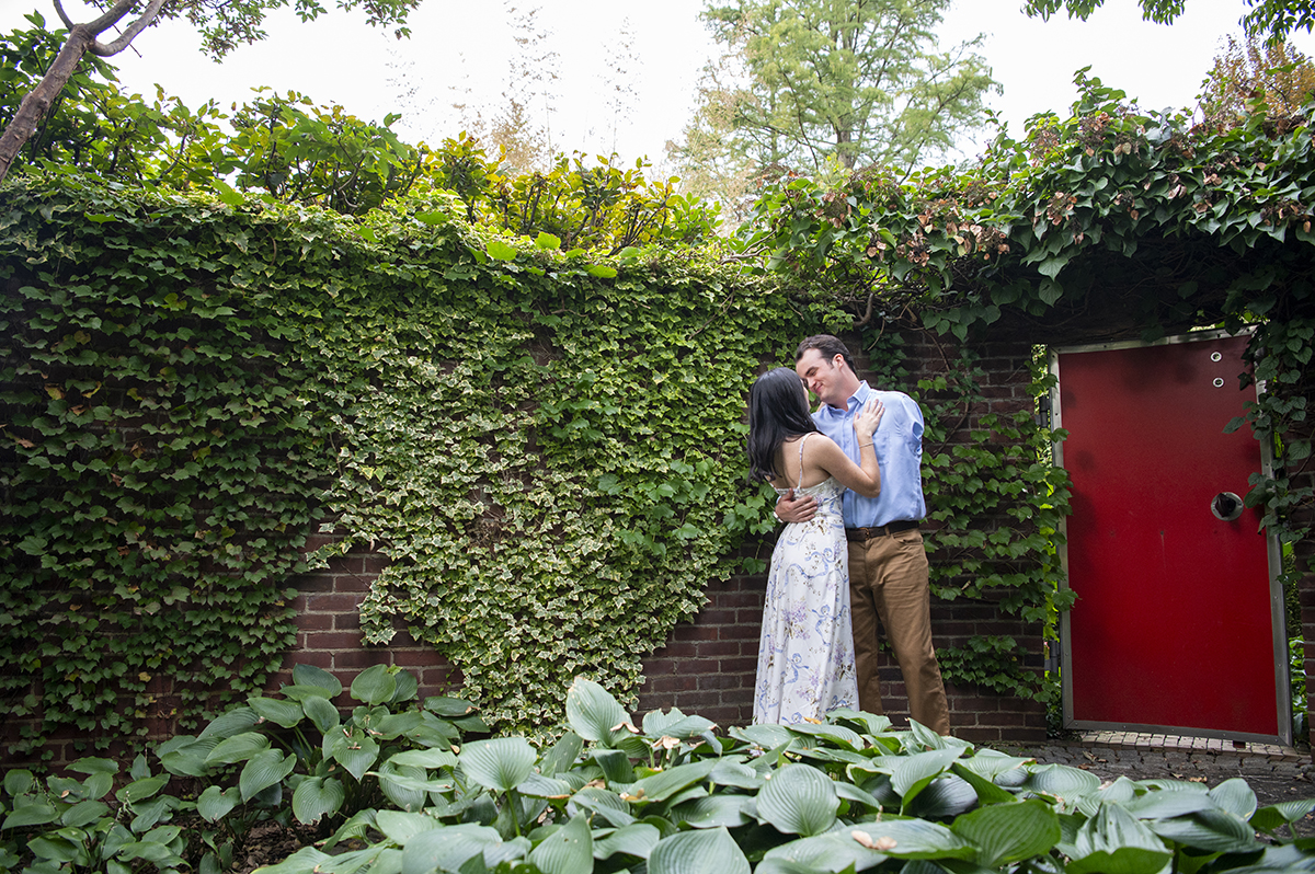 Secret Garden Engagement Photos | NJ Wedding Photographer | Dominique + Noah