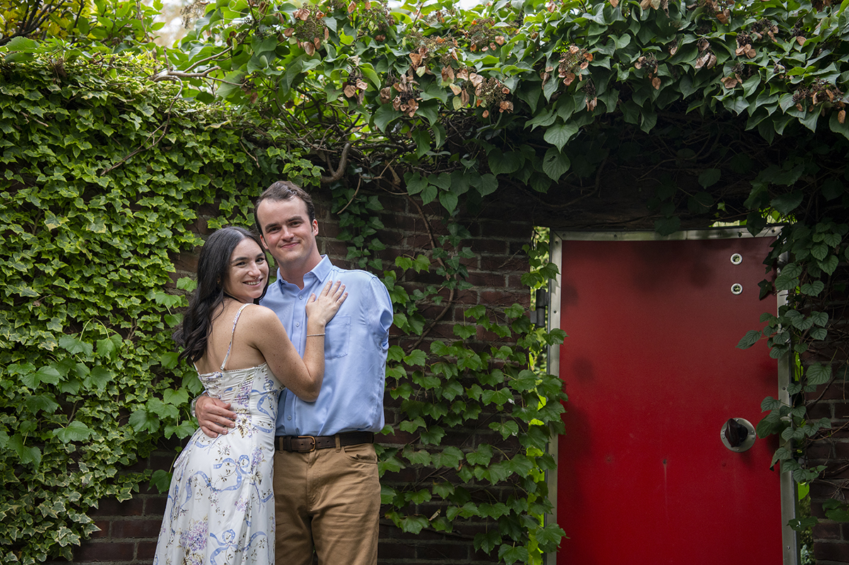 Secret Garden Engagement Photos | NJ Wedding Photographer | Dominique + Noah