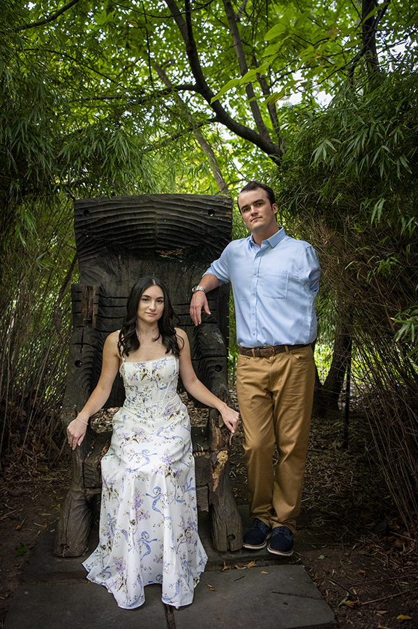 Secret Garden Engagement Photos | NJ Wedding Photographer | Dominique + Noah