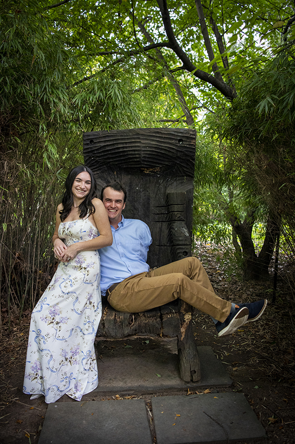Secret Garden Engagement Photos | NJ Wedding Photographer | Dominique + Noah