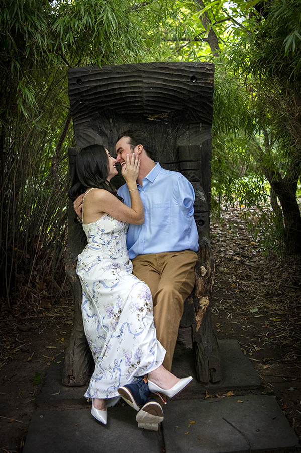 Secret Garden Engagement Photos | NJ Wedding Photographer | Dominique + Noah