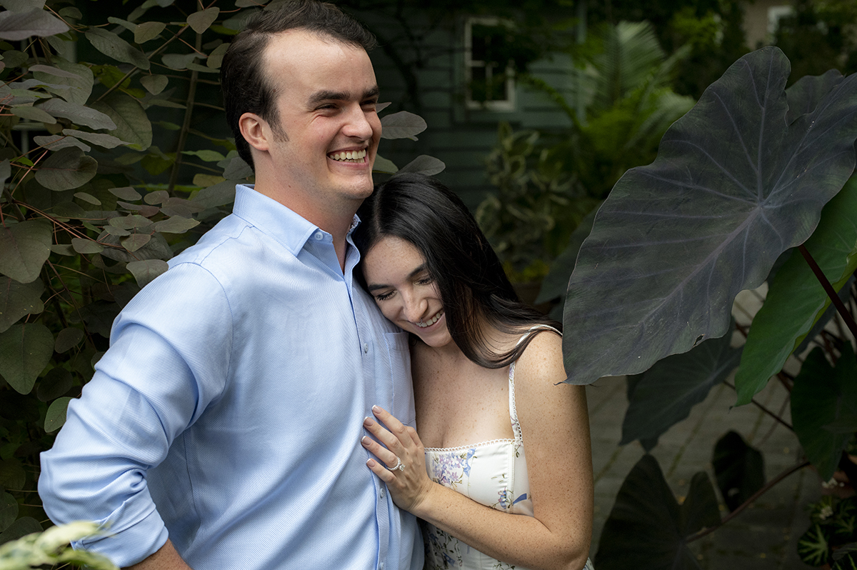Secret Garden Engagement Photos | NJ Wedding Photographer | Dominique + Noah