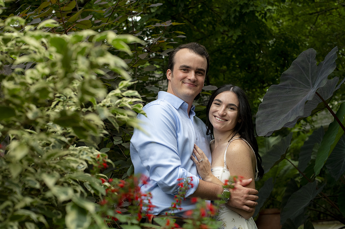 Secret Garden Engagement Photos | NJ Wedding Photographer | Dominique + Noah