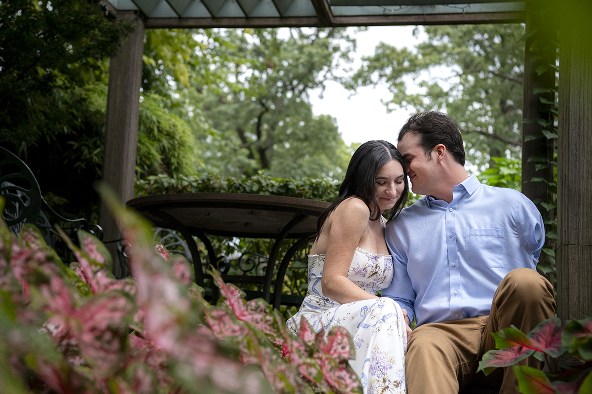 Secret Garden Engagement Photos | NJ Wedding Photographer | Dominique + Noah