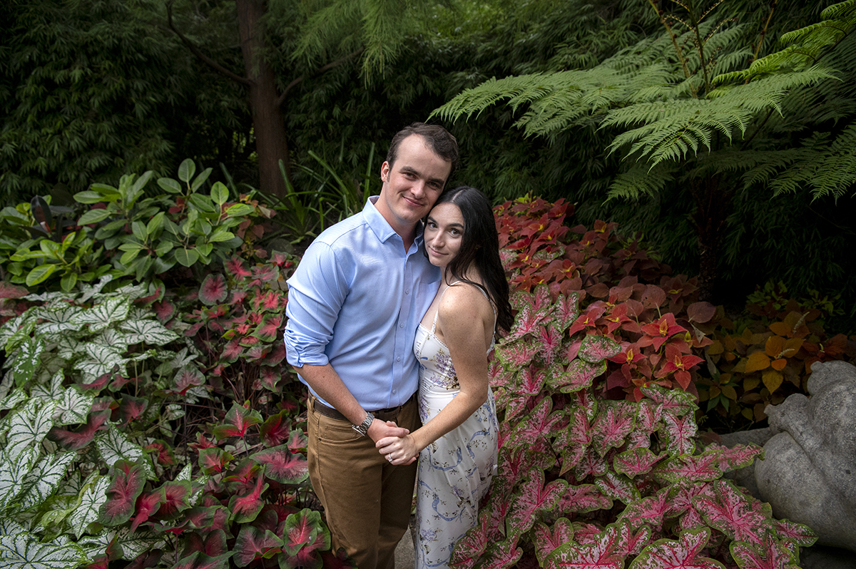 Secret Garden Engagement Photos | NJ Wedding Photographer | Dominique + Noah