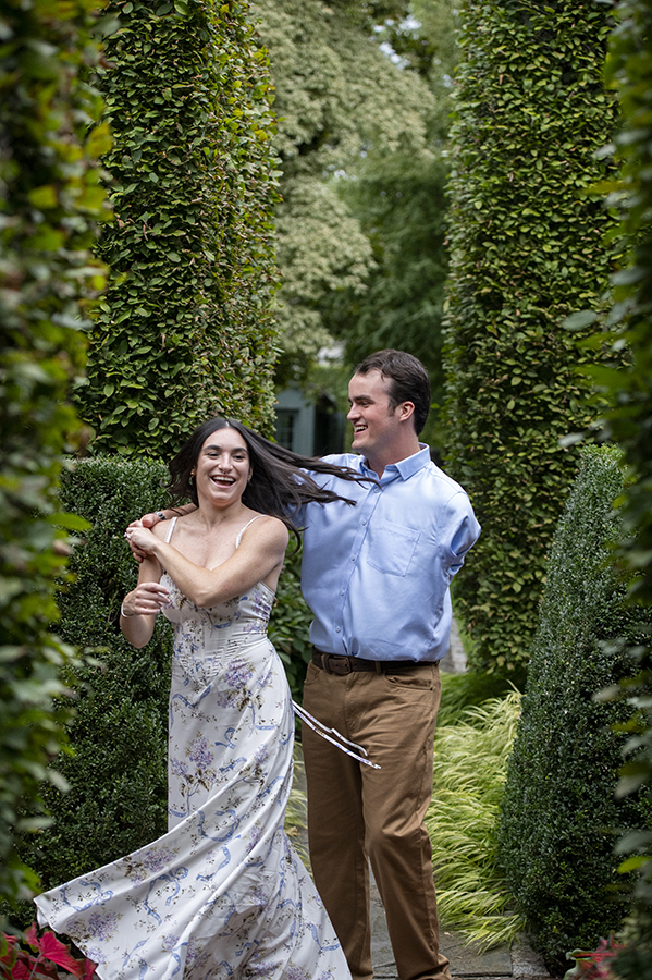Secret Garden Engagement Photos | NJ Wedding Photographer | Dominique + Noah
